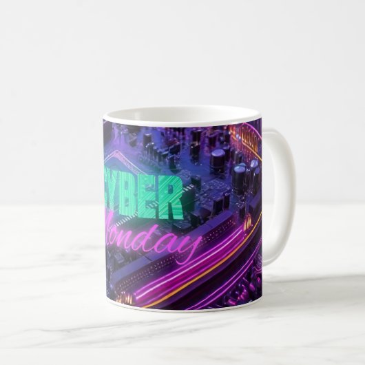 Cyber Montag Kaffeetasse (VorderseiteRechts)