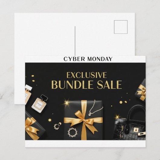 Cyber Montag Postkarte (Vorne/Hinten)