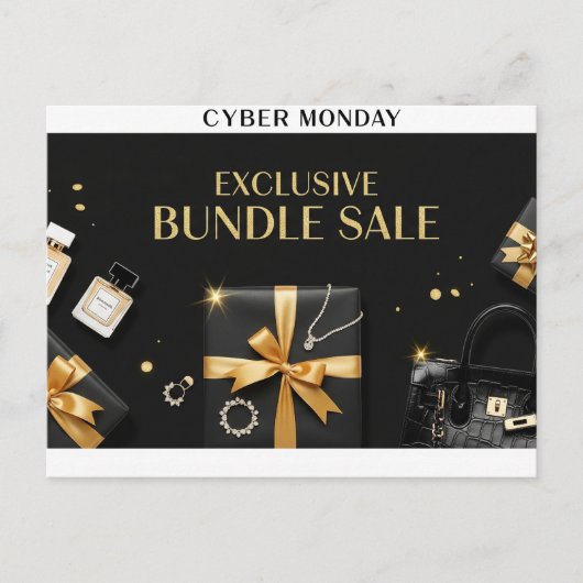 Cyber Montag Postkarte (Vorderseite)