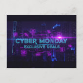 Cyber Montag Postkarte (Vorderseite)