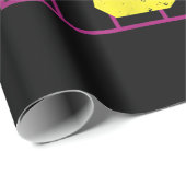 Cyber Mops 2021 Funny Dog Mops Design Geschenkpapier (Rolleneckpunkt)