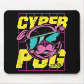 Cyber-Mops | Cooler Mops Hund Mousepad (Vorne)