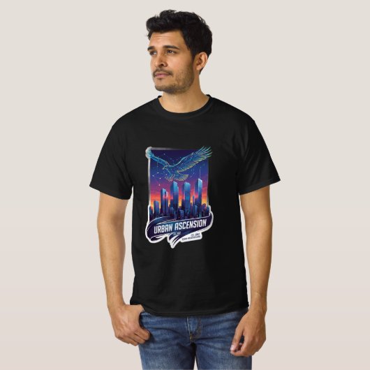 Cyber-Natur-Vektor T-Shirt (Vorne ganz)