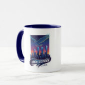 Cyber-Nature Vector Tasse (Vorderseite Links)