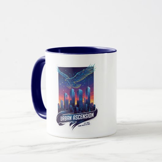 Cyber-Nature Vector Tasse (Vorderseite Links)