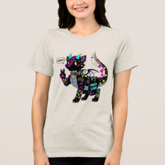 Cyber Neon Gamer Cat Furry Women's T - Shirt