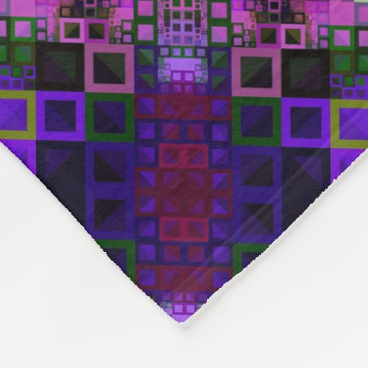 Cyber Neon Quadrate Decke (Ecke)