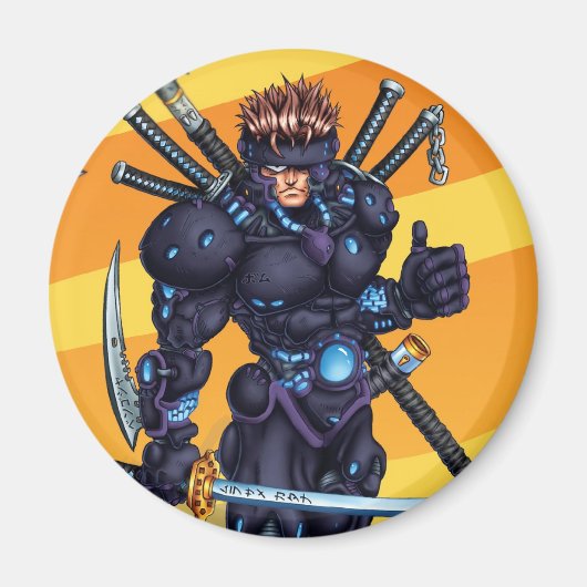 Cyber Ninja Magnet (Vorne)