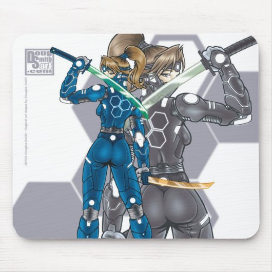 Cyber Ninja Mousepad (Vorne)