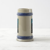 Cyber Octopus blue stein 2 Bierglas (Mittel)