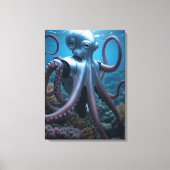 Cyber Octopus Canvas Print Leinwanddruck (Vorderseite)