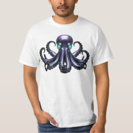 Cyber Octopus - Futuristische Meereskreatur T-Shirt
