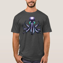 Cyber Octopus - Futuristische Meereskreatur T-Shirt