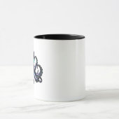 Cyber Octopus - Futuristische Meereskreatur Tasse (Zentrum)