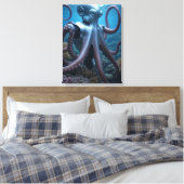 Cyber Octopus Leinwanddruck (Insitu (Schlafzimmer))