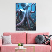 Cyber Octopus Leinwanddruck (Insitu (Wohnzimmer))