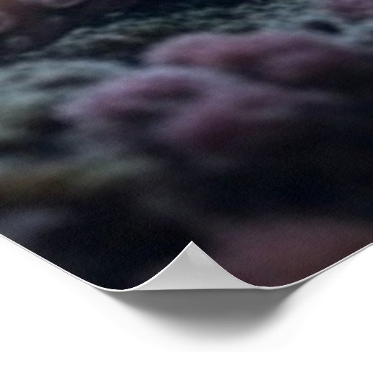 Cyber Octopus matte poster (Ecke)