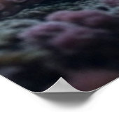 Cyber Octopus mattes Poster (Ecke)