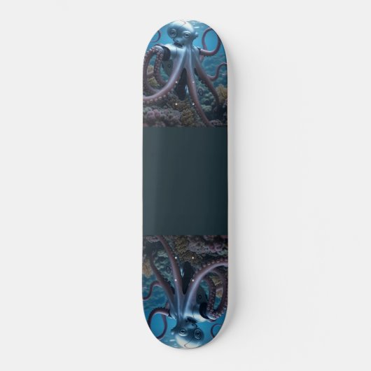 Cyber Octopus Skateboard (Vorderseite)