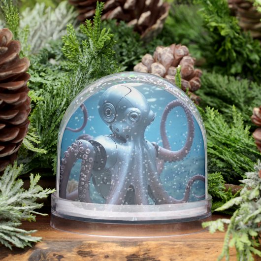 Cyber Octopus Snowglobe Schneekugeln (Winter)