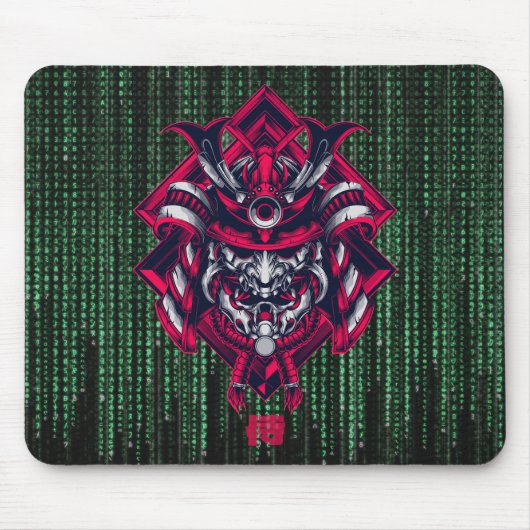 Cyber Oni Code – Retro Future Power Mousepad (Vorne)