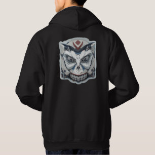 Cyber Oni: Das Mechademonengesicht Hoodie