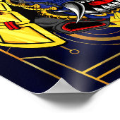 Cyber Oni Mask Poster (Ecke)