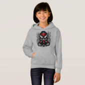 Cyber Oni: Rauchermaske Hoodie (Vorne ganz)