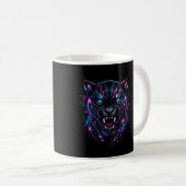 Cyber Panther Kaffeetasse (VorderseiteRechts)