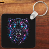 Cyber Panther Schlüsselanhänger (Rückseite)