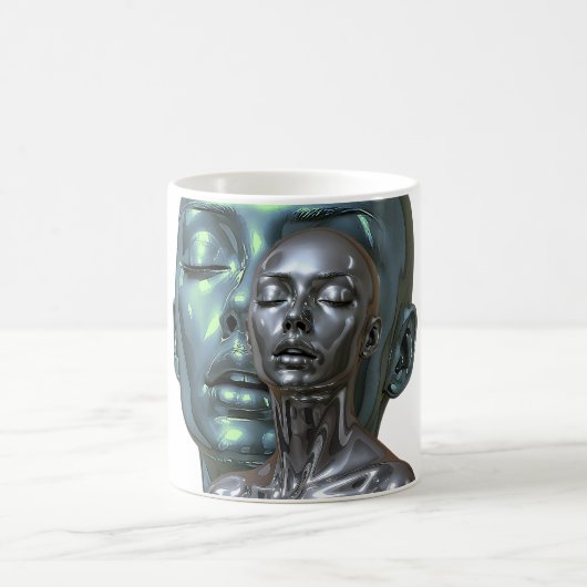 Cyber Präsenz Kaffeetasse (Mittel)