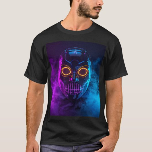 Cyber Pride Maske T-Shirt (Vorderseite)