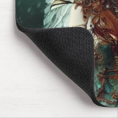 Cyber Punk Angel_Digital Art Mouse Pad Mousepad (Ecke)