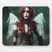 Cyber Punk Angel_Digital Art Mouse Pad Mousepad (Vorne)