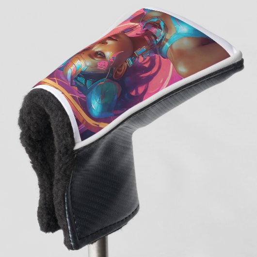 Cyber Queen Golf Headcover (3/4 Vorderseite)