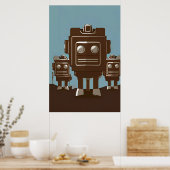 Cyber Radio Rodeo Patrol Ken Gage Sci-Fi Poster (Küche)