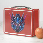 Cyber-Roboter-Lunchbox Metall Brotdose (Beispiel)