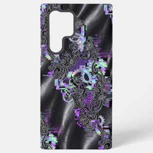 Cyber Romantische Glitch-Spitzen-Handyhülle Samsung Galaxy Hülle