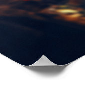 Cyber Ronin Rabbit - Neon Blade Guardian Poster (Ecke)