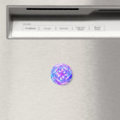 Cyber-Rosa und Blau Magnet (In Situ (Geschirrspüler))