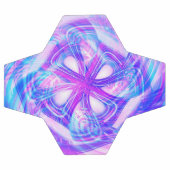 Cyber-Rosa und Blue Compact Mirror Fußball (Flach)