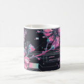 Cyber Sakura Skyline Kaffeetasse (Mittel)