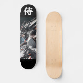 CYBER SAMURAI - Futuristic Mecha Ronin Skateboard (Vorderseite)