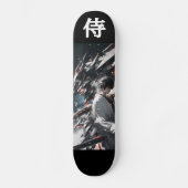CYBER SAMURAI - Futuristic Mecha Ronin Skateboard (Vorderseite)