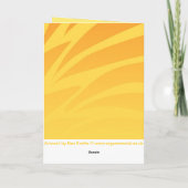 Cyber-Samurai-Geburtstag Karte (Rückseite)