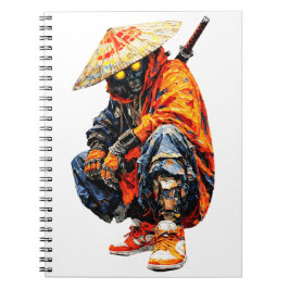Cyber Samurai Palettenmesser Orange Notizblock