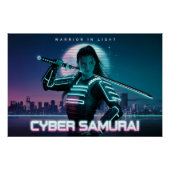 Cyber Samurai: Warrior in Light Poster (Vorderseite)