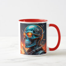 Cyber-Schädel in Fusion.