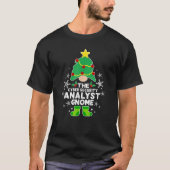 Cyber Security Analyst Gnome Xmas Family Holiday C T-Shirt (Vorderseite)
