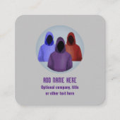 Cyber Security Analyst - Hacking Themed Quadratische Visitenkarte (Vorderseite)